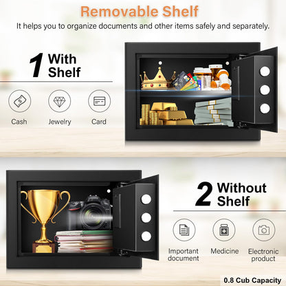 Mejasg Möbeltresor 25L feuerfest wasserdicht inkl. Geldtasche