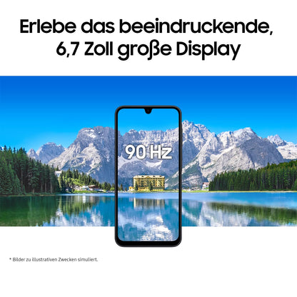 Samsung Galaxy A17 5G Smartphone, 128 GB, 50-MP-Kamera, Schwarz