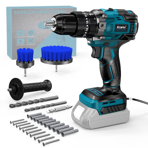 Ecarke Akku Schlagbohrschrauber für Makita 18V - Ohne Akku