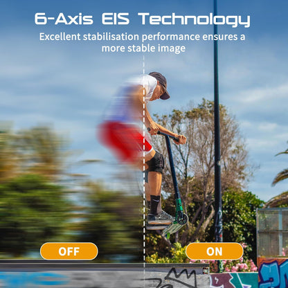 Apexcam M90 Action Cam 4K 60FPS 64MP wasserdicht mit 128GB Karte