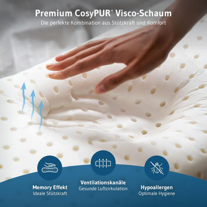 ACAMAR QuickDry Orthopädisches Nackenkissen – Seitenschläfer