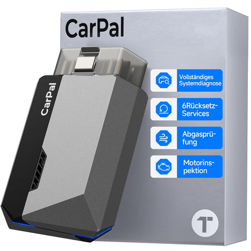 TOPDON CarPal OBD2 Diagnosegerät mit Bluetooth und 6 Reset-Services, für iOS und Android