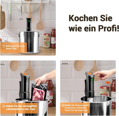 Inkbird ISV-200W Sous Vide Stick - 1000W App-Steuerung