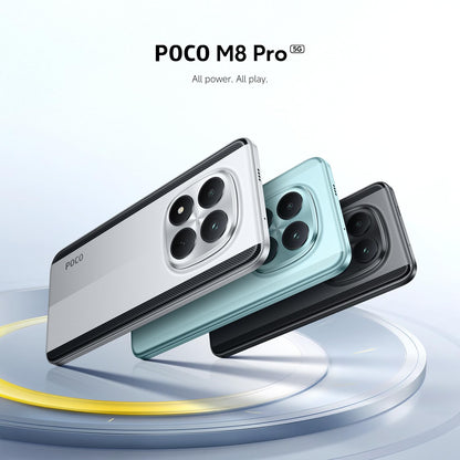 Xiaomi Poco M8 Pro 5G Smartphone, 12 GB + 512 GB, Schwarz