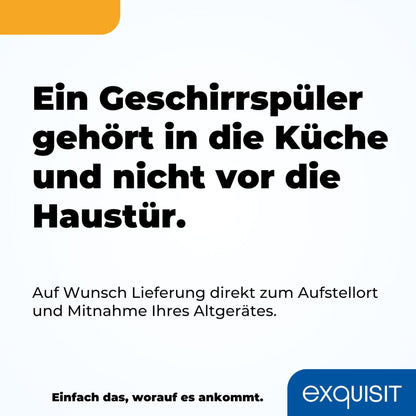 Exquisit GSP5508-030D Mini-Geschirrspüler 55cm - Weiss