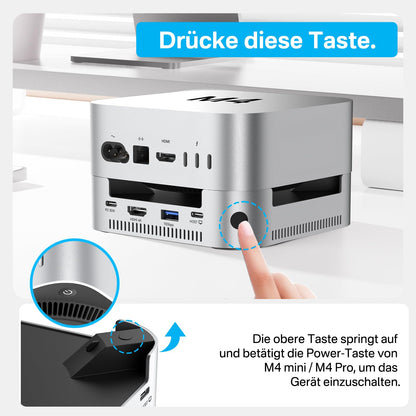 ACASIS Mac mini M4 Docking Station - Dual Bay NVMe SSD DS1101-EU