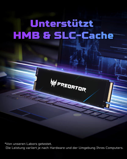Acer Predator GM7 1TB M.2 NVMe SSD PCIe 4.0 für PC, Laptop und PS5