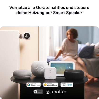 tado° Smartes Heizkörperthermostat X mit App- und Sprachsteuerung