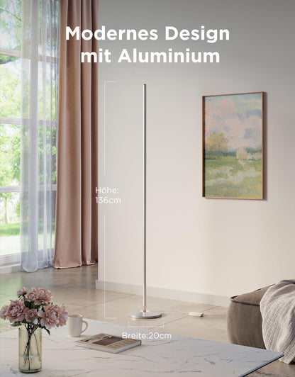 Govee RGBIC LED Ecklampe Matter Alexa Dimmbar - Silber