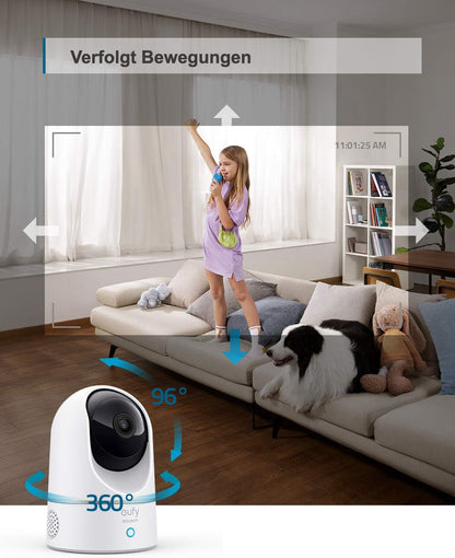 eufy Security Indoor Cam E220 2K WLAN Überwachungskamera 2er-Pack