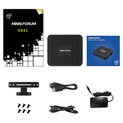 MINIS FORUM GK41 Mini-PC – Celeron J4125, 8GB/128GB