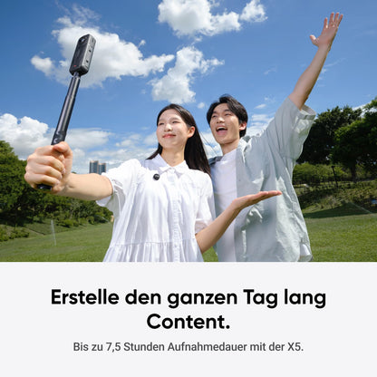 Insta360 Mic Air Drahtloses Mikrofon mit USB-C, 300 m Reichweite