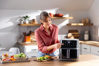 nutribullet Crisplite Vision NBA0811DG Heissluftfriteuse - Mattschwarz 8L