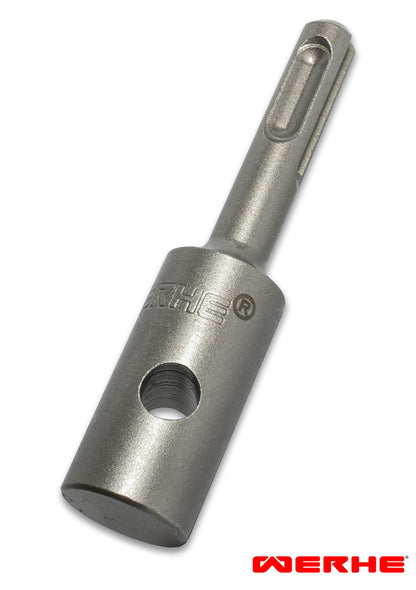 WERHE Erdbohrer Set Ø80 mm SDS Plus Adapter für Zaunbau und Garten