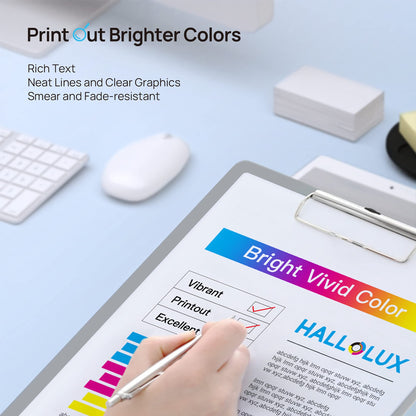 HALLOLUX 117A Toner Set kompatibel für HP Color Laser MFP 178nw 179fnw