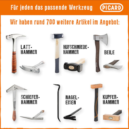 PICARD Ganzstahl-Rip-Hammer 795 - Amerikanische Form 1000g glatt
