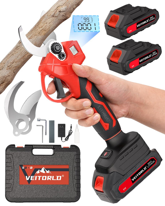 Makita-kompatible Elektrische Akku Astschere Profi Bürstenlos 30MM. Schneidet Äste präzise in der Baumpflege.