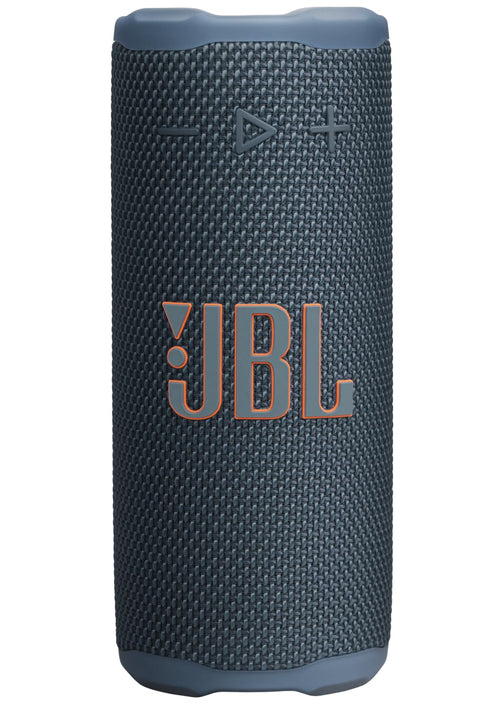 JBL Grip Bluetooth Lautsprecher mit JBL Pro Sound, Blau, kompaktes Gehäuse, Umgebungslicht