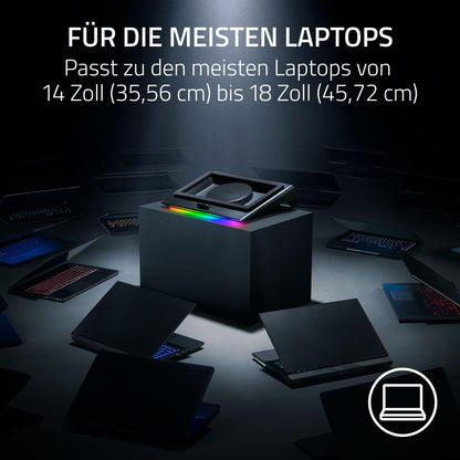 Razer Smart Cooling Laptop-Ständer – 14-18 Zoll Schwarz