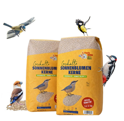 Paul´s Mühle Sonnenblumenkerne geschält Vogelfutter 25 kg