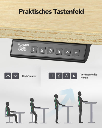 HUANUO Elektrisches Schreibtisch Gestell, höhenverstellbar – Rahmen