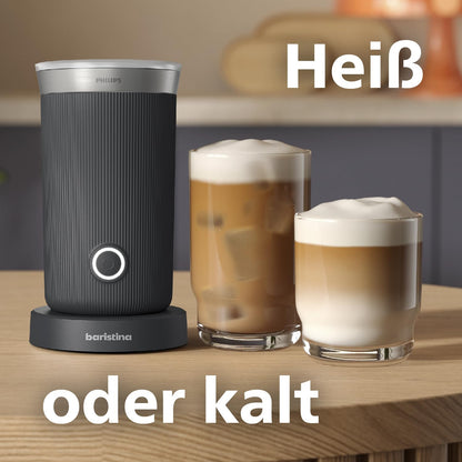 Philips Baristina Elektrischer Milchaufschäumer - Schwarzgrau