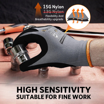 Montagehandschuhe Mechaniker Nitril Grösse S - 24 Paar