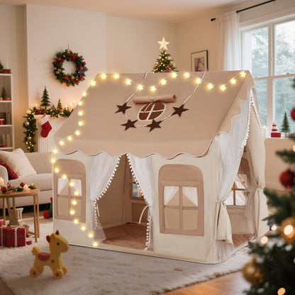 snookids Kinder Tipi Zelt – Indoor Spielhaus Komplettset