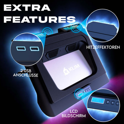 KLIM Everest Laptop-Kühler – Leistungsstarker Turbo-Lüfter