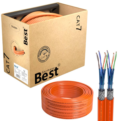 Germany Best CAT 7 Duplex Verlegekabel 100M S/FTP LSZH