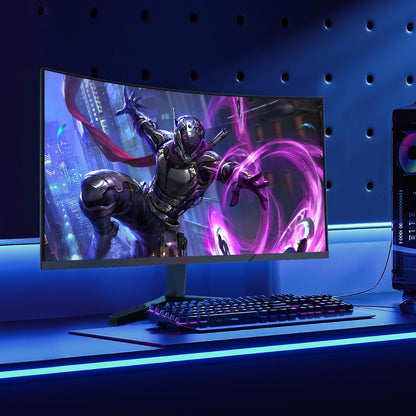 KOORUI 24E6CA Gaming Monitor - 24 Zoll Curved 180Hz Schwarz