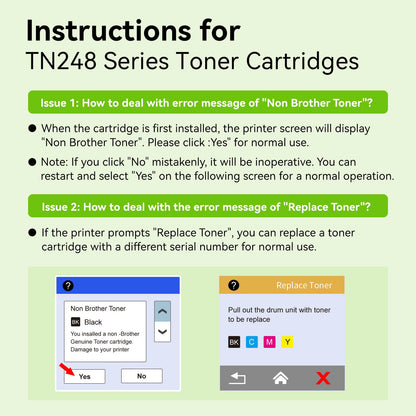 swiss toner TN248XL Toner - Kompatibel 4er-Pack für Brother