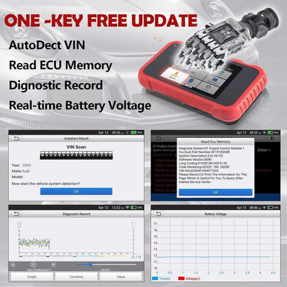 LAUNCH CRP123E V3.0 OBD2 Diagnosegerät für Motor, ABS, SRS, Getriebe