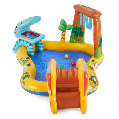 Intex 57444NP Play Center Dinosaurier, aufblasbares Planschbecken