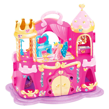 Galupy Rainbow Unicorn Magic Castle Schloss Spielset - Rosa