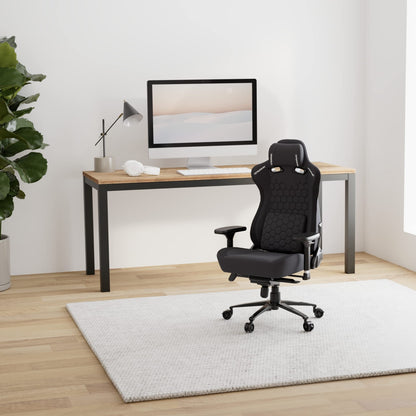 ULTRADESK Throne Gaming Bürostuhl – Schwarz mit Memory Kissen