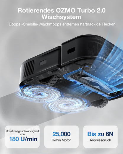 ECOVACS DEEBOT X2 Combo Saugroboter Wischfunktion Handstaubsauger