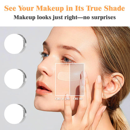 Ereousa Schminkspiegel Hollywood Touch Dimmbar LED - 80x62cm