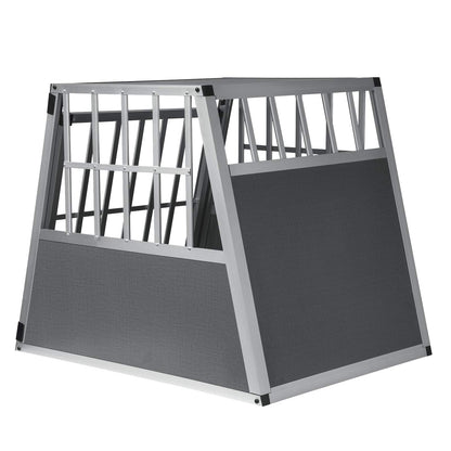 EUGAD Alu Hundetransportbox – 65x85x71cm Mittel