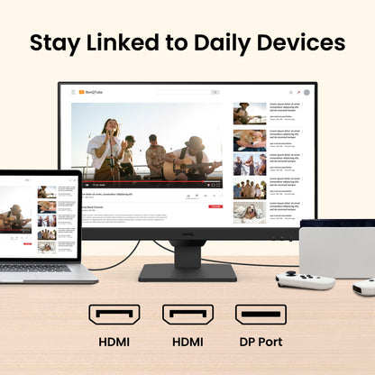 BenQ GW2490E Gaming Monitor 24 Zoll Full HD 100Hz IPS Eye-Care