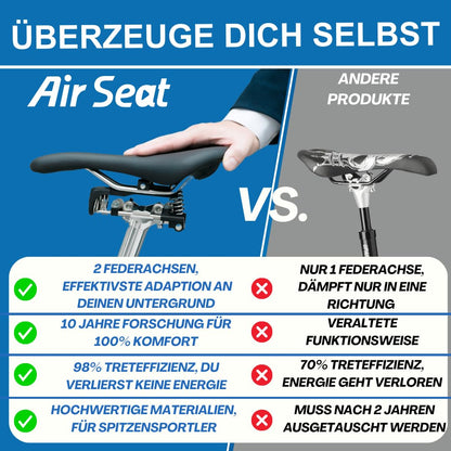 Air Seat Sattelfederung Fahrrad Sattelstütze gefedert - M
