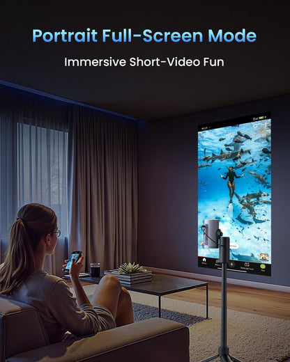 JMGO PicoPlay 1080P Smart Tragbarer Beamer – Netflix & GTV