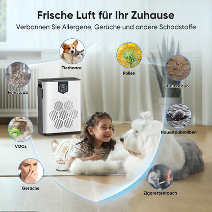PuraAir Pro L350 Luftreiniger – Allergiker & Grosse Räume