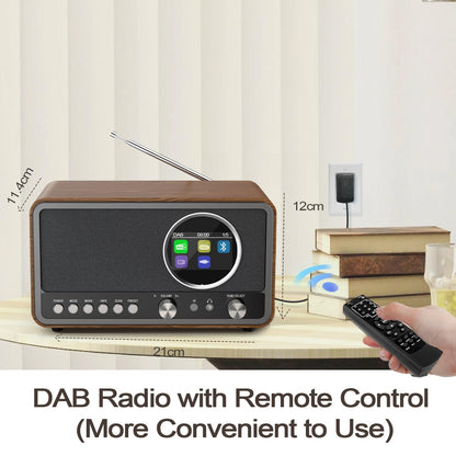 MONODEAL DAB+ UKW Küchenradio - Digitalradio mit TFT Display