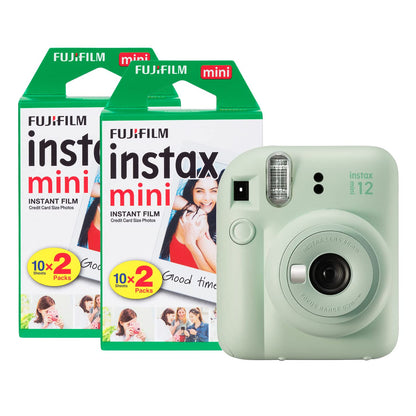 Fujifilm Instax Mini 12 analoge Sofortbildkamera - Minzgrün