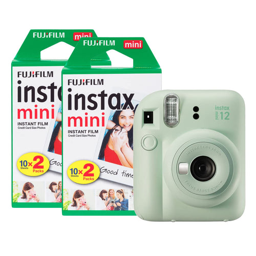 Fujifilm Instax Mini 12 analoge Sofortbildkamera - Minzgrün