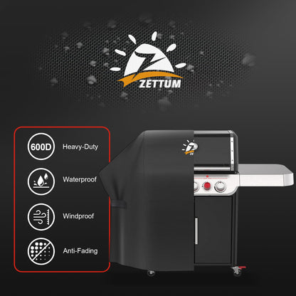 Zettum Grillabdeckung 147 cm wasserdicht für Weber Genesis 300 Serie