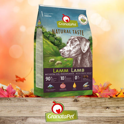 GranataPet Natural Taste Lamm Trockenfutter - getreidefrei 12 kg