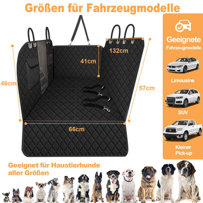 Vinstatin Hundedecke Auto Rückbank 132x66 cm, wasserdicht & kratzfest
