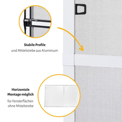 empasa MASTER SLIM XL Fliegengitter Selbstbausatz – 130x220cm